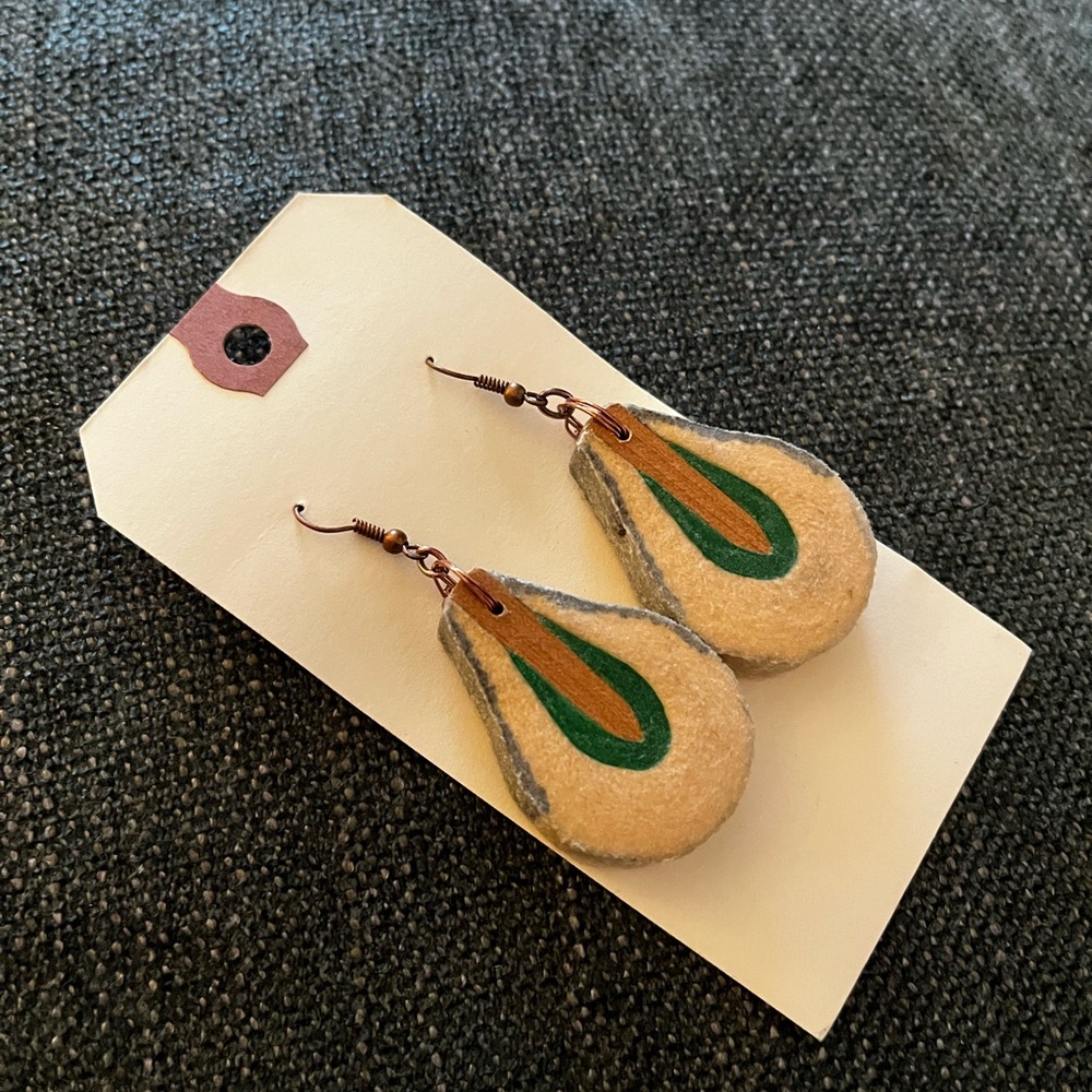 Handmade Piano Hammer Earrings - NWT